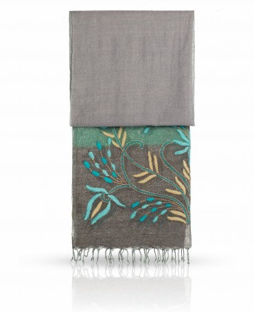 Палантин Женский ZW.EMB/LILAC.VERT